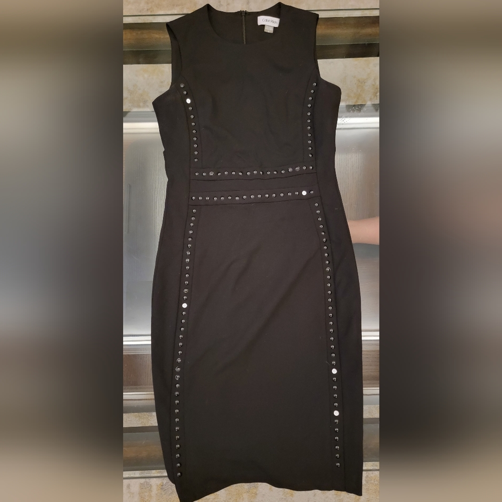 Calvin Klein Black Sheath Dress